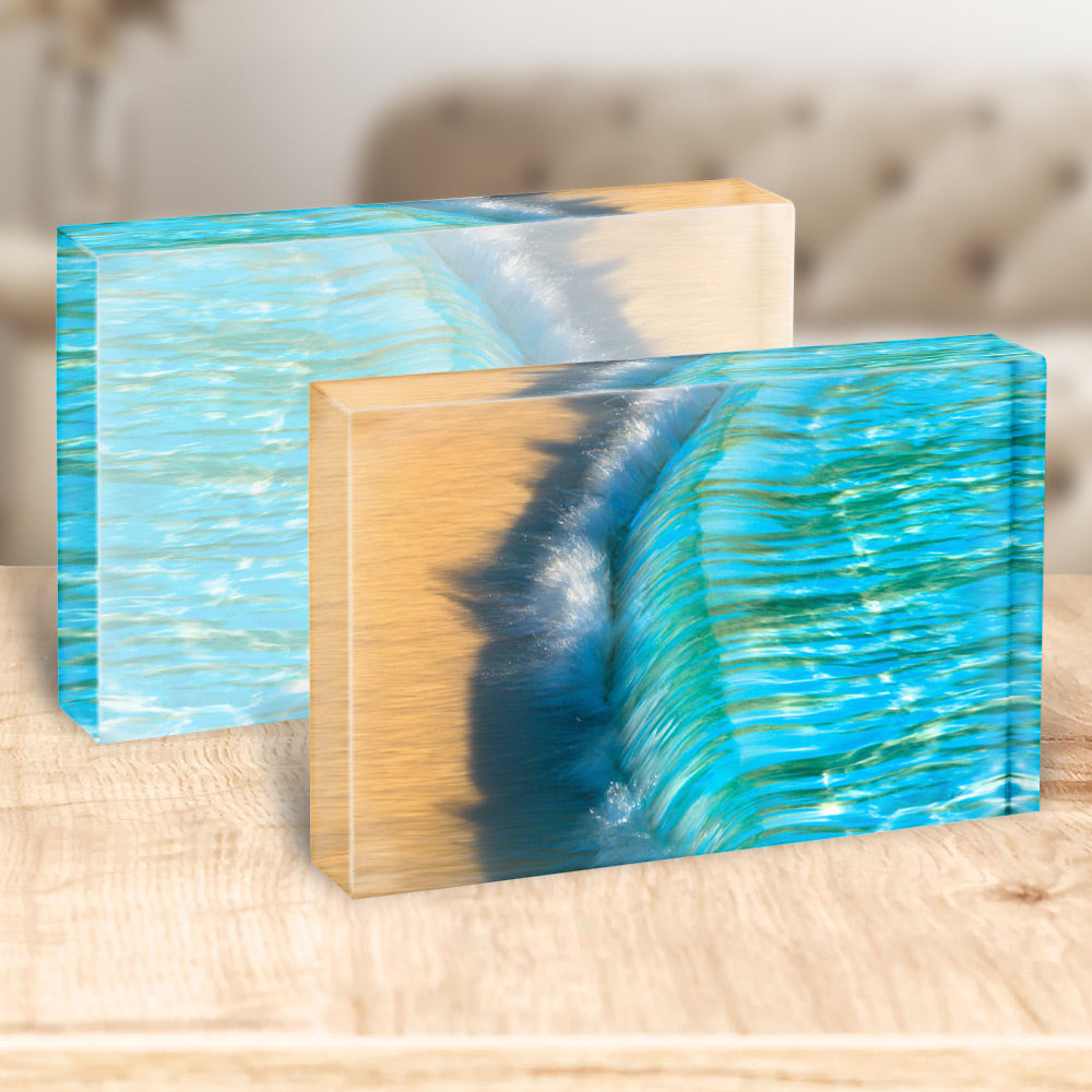 Brushstrokes | Byron Bay – Acrylic Block