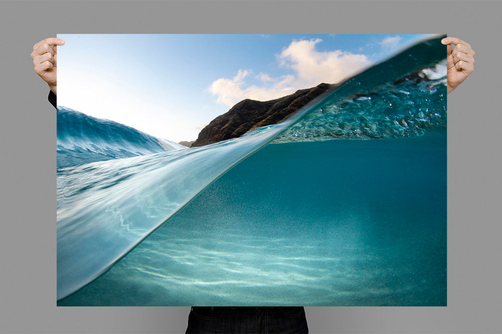 Capture the Beauty of Hawaii's Ocean - Curves Hawaii Print Collection