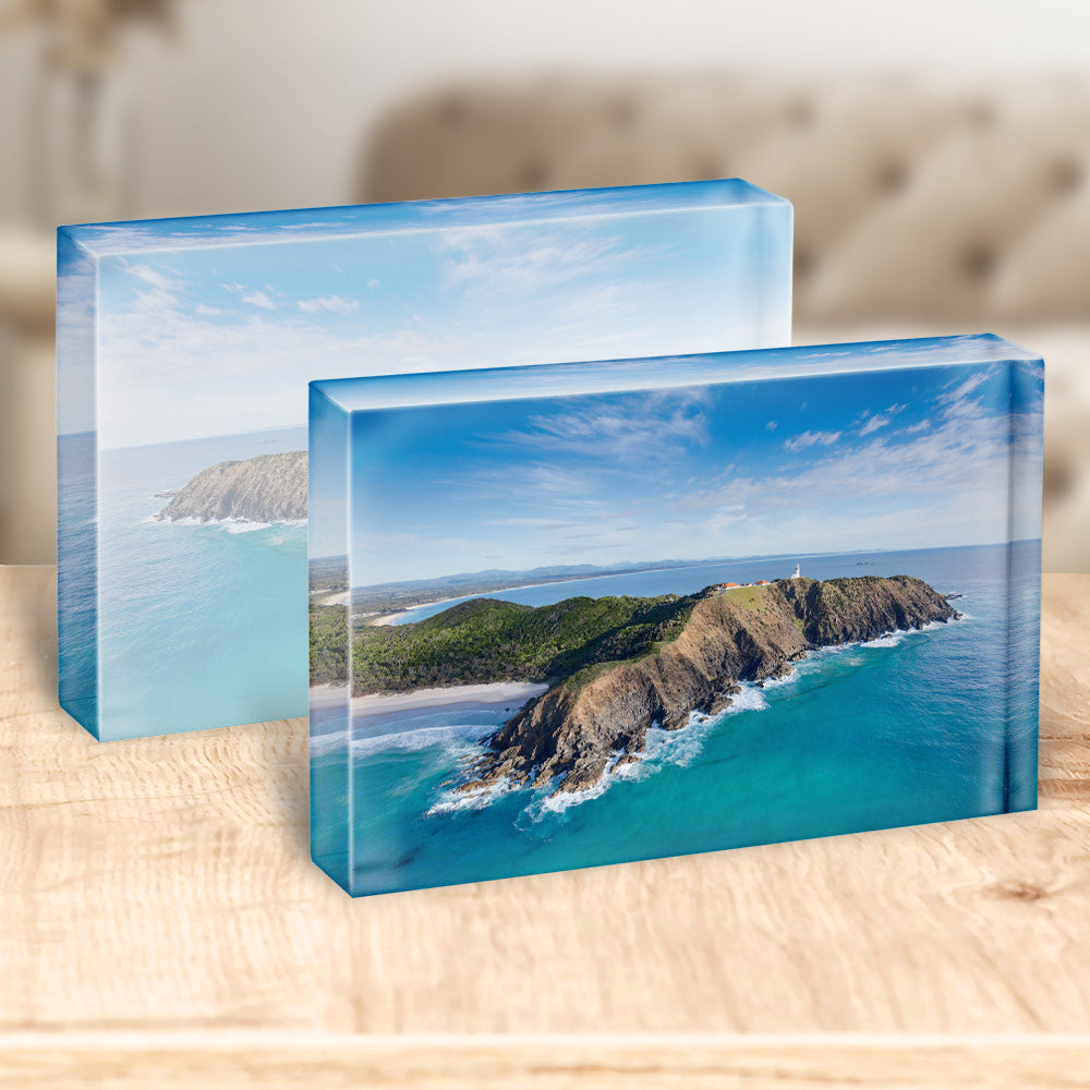 The Cape Byron Bay Acrylic Block