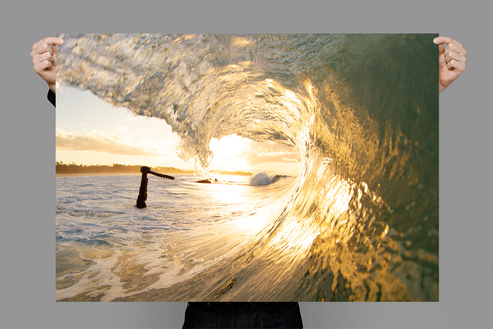 The Wreck Gold | Byron Bay – Ocean Photography Prints